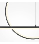 Pendant lamps - Maytoni Halo LED Pendant Lamp 40W 1500lm Black MOD247PL-L49BK - product 2