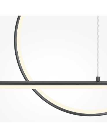 Maytoni Halo LED Pendant Lamp 40W 1500lm Black MOD247PL-L49BK - product 2