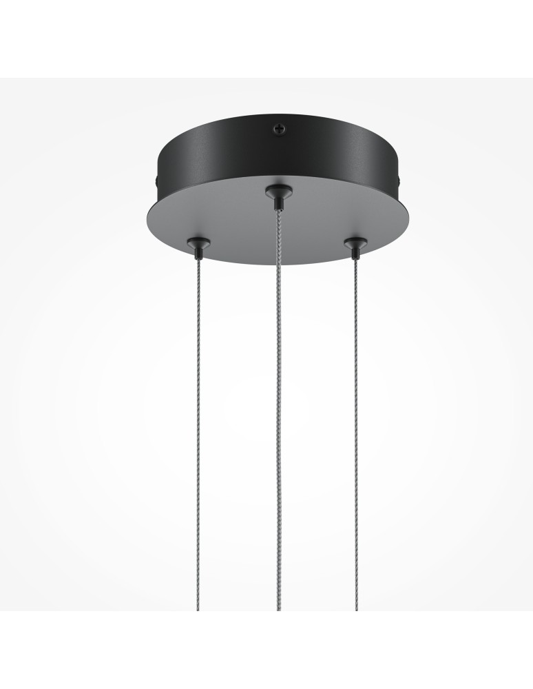 Pendant lamps - Maytoni Halo LED Pendant Lamp 40W 1500lm Black MOD247PL-L49BK - product kolory-swiatla.pl 5