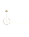 Maytoni Halo LED Pendant Lamp 40W 2100lm Brass MOD247PL-L49BSK.