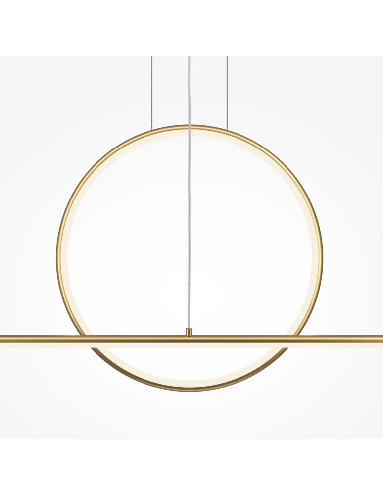 Pendant lamps - Maytoni Halo LED Pendant Lamp 40W 2100lm Brass MOD247PL-L49BSK. - product kolory-swiatla.pl 3