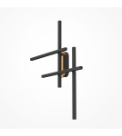 Maytoni Halo Kinkiet/Ścienna LED 24W 750lm Czarny MOD248WL-L24BK Maytoni Halo Kinkiet/Ścienna LED 24W 750lm Czarny MOD248WL-L24BK