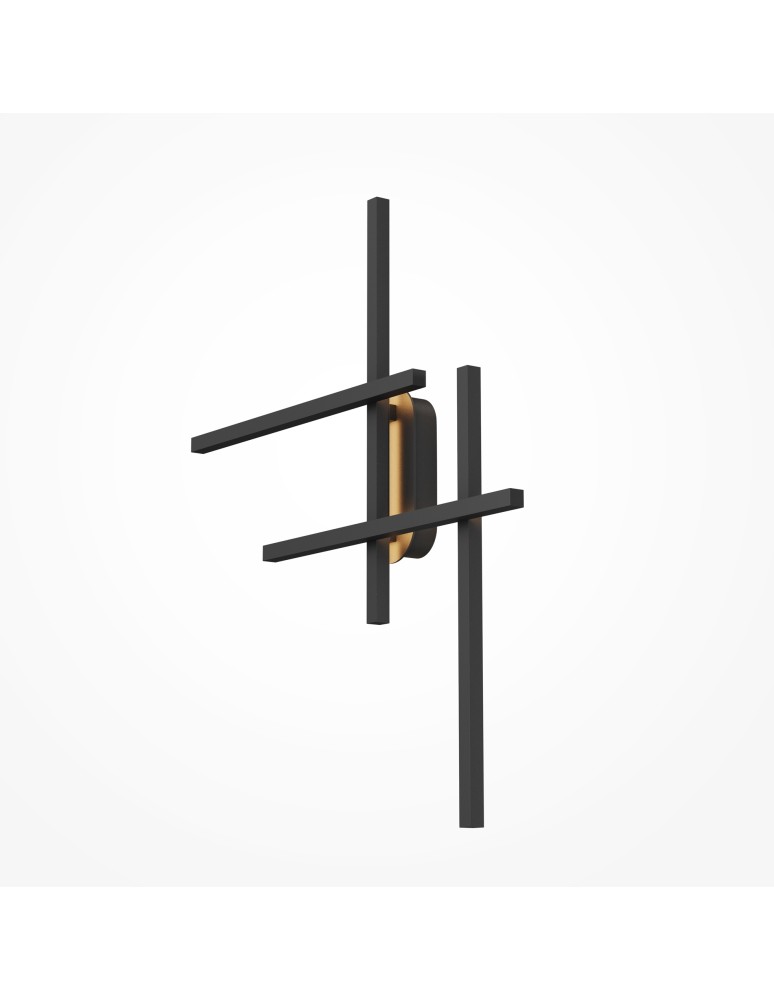 Designer wall lamps - Maytoni Halo LED wall/hall lamp 24W 750lm Black MOD248WL-L24BK - product kolory-swiatla.pl 3