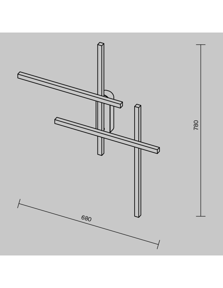 Designer wall lamps - Maytoni Halo LED wall/hall lamp 24W 750lm Black MOD248WL-L24BK - product kolory-swiatla.pl 6