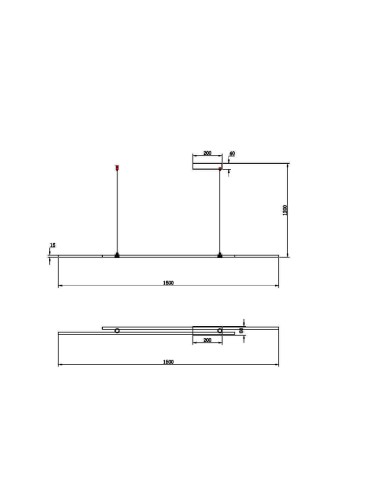 Maytoni Halo Lampa Wisząca Pozioma LED 48W 2200lm Mosiądz MOD005PL-L48BSK - produkt 2