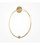 Wall lamps - Maytoni Halo Ring LED wall lamp 47W 2300lm 4000K Brass MOD005WL-L46BSK1. - product 1