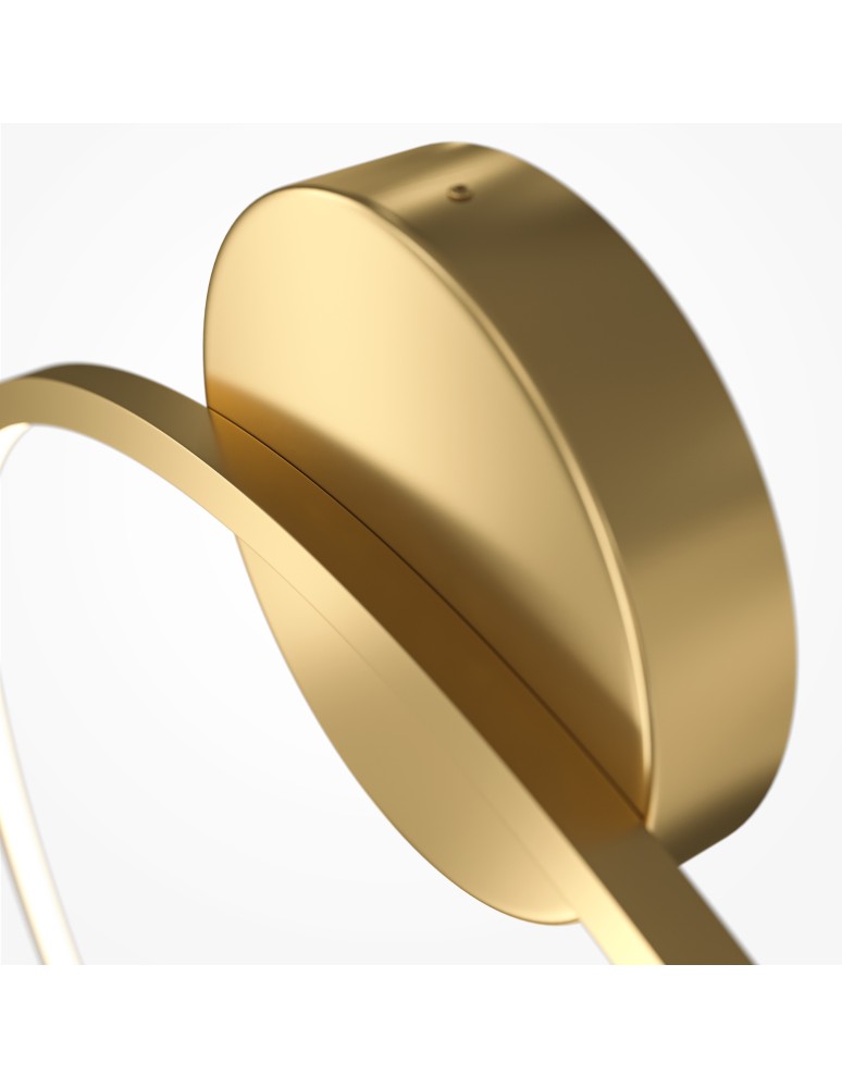 Wall lamps - Maytoni Halo Ring LED wall lamp 47W 2300lm 4000K Brass MOD005WL-L46BSK1. - product kolory-swiatla.pl 4