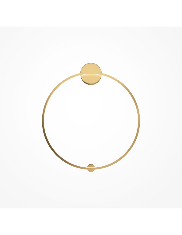 Wall lamps - Maytoni Halo Ring LED wall lamp 47W 2300lm 4000K Brass MOD005WL-L46BSK1. - product kolory-swiatla.pl 7