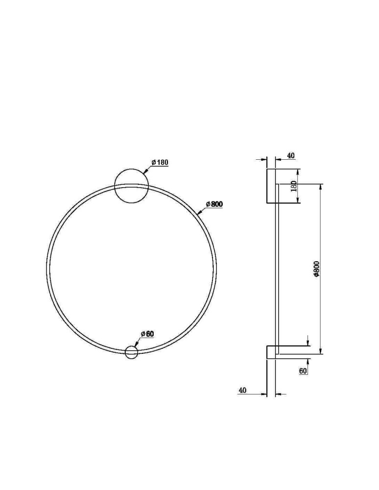 Wall lamps - Maytoni Halo Ring LED wall lamp 47W 2300lm 4000K Brass MOD005WL-L46BSK1. - product kolory-swiatla.pl 8