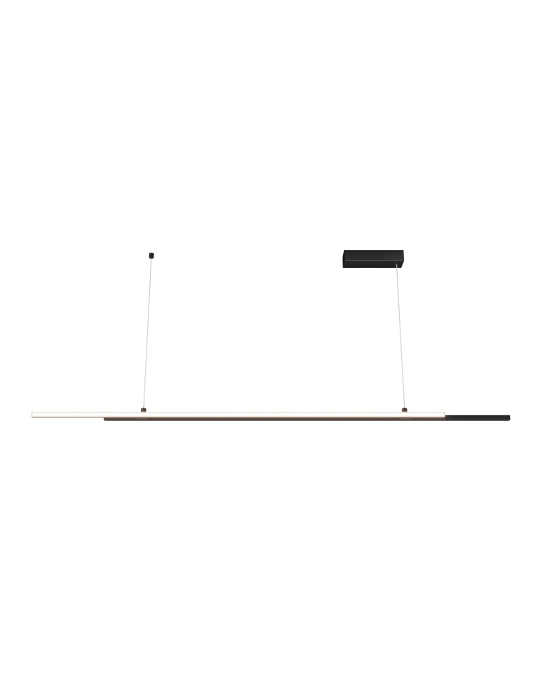Pendant lamps over the island - Maytoni Halo Horizontal LED Pendant Lamp 48W 2200lm 4000K Black MOD005PL-L36BK. - product kolory-swiatla.pl 1
