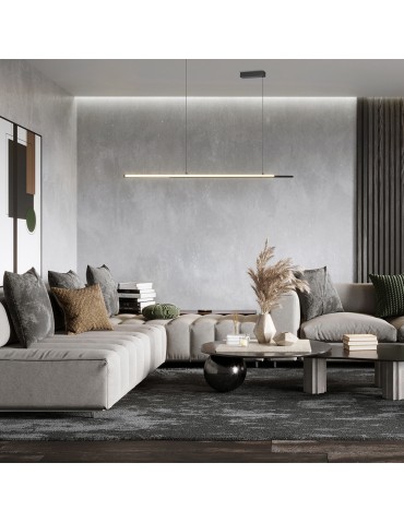 Maytoni Halo Lampa Wisząca Pozioma LED 48W 2200lm 4000K Czarny MOD005PL-L36BK - produkt 2