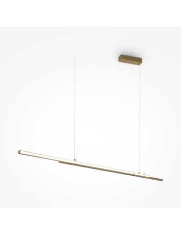 Maytoni Halo Horizontal LED Pendant Lamp 48W 2200lm 4000K Brass MOD005PL-L36BSK.