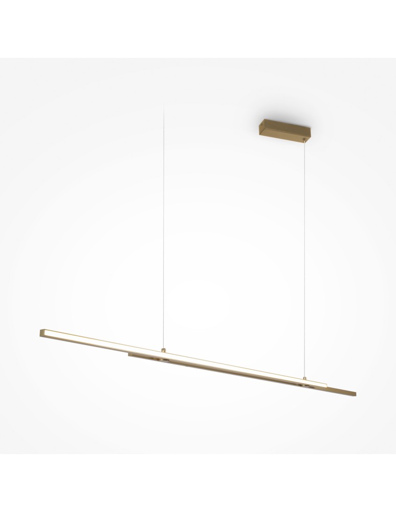 Pendant lamps - Maytoni Halo Horizontal LED Pendant Lamp 48W 2200lm 4000K Brass MOD005PL-L36BSK. - product kolory-swiatla.pl 1