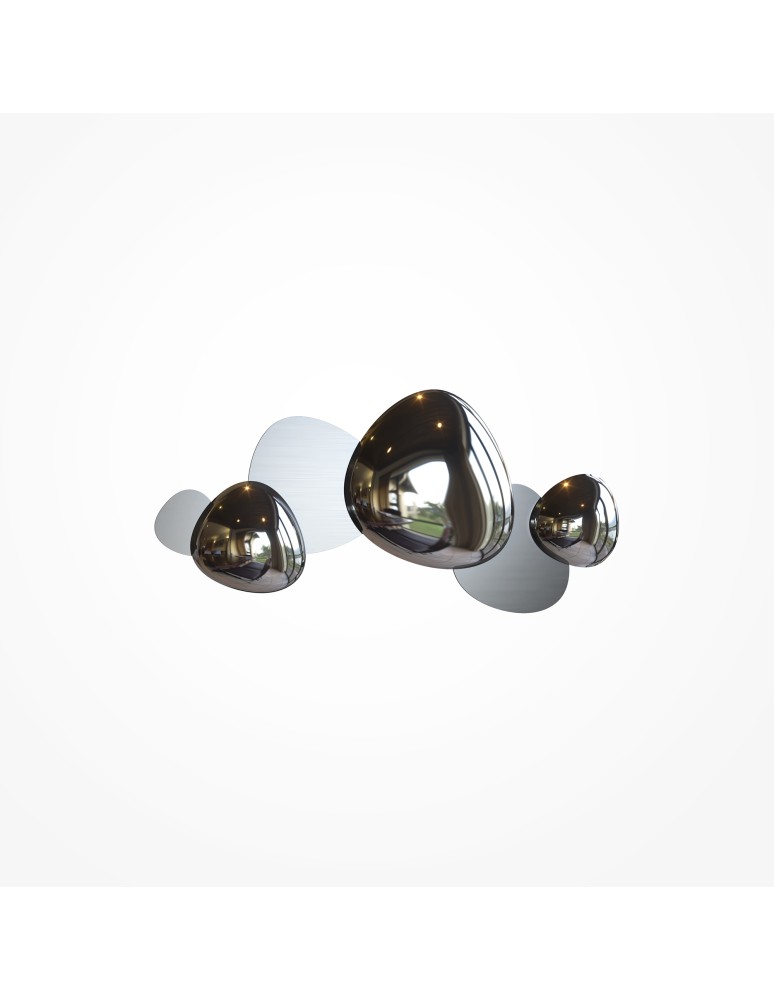 LED wall lamps - Maytoni Jack-stone LED designer wall lamp 13W 550lm 3000K Nickel MOD314WL-L13N3K. - product kolory-swiatla.pl 2