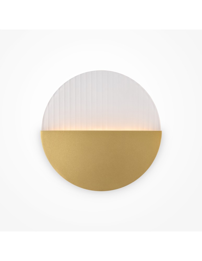Designer wall lamps - Maytoni Jupiter Designer LED wall lamp 6W 200lm 3000K Brass MOD320WL-L6BS3K1 - product kolory-swiatla.pl 3