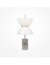 View Maytoni Kyoto LED Table Lamp 11W 500lm 3000K Gold, Gray MOD178TL-L11GR3K