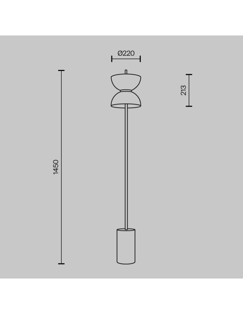 Modern floor lamps - Maytoni Kyoto LED Floor Lamp 11W 1300lm 3000K Black MOD178FL-L11B3K. - product kolory-swiatla.pl 5
