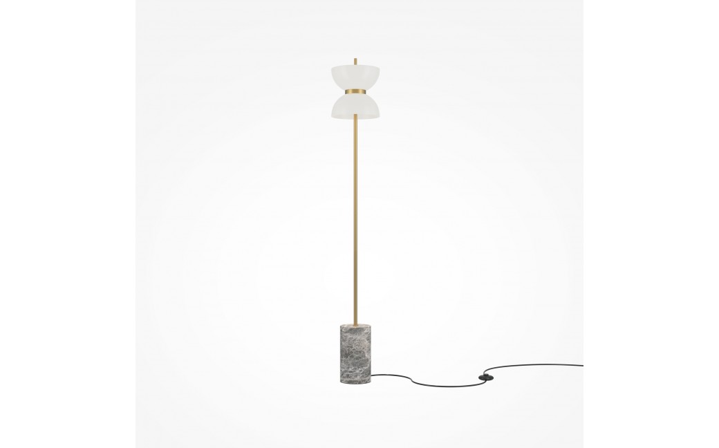 Maytoni Kyoto Lampa Podłogowa LED 11W 1300lm 3000K Złoty, Szary MOD178FL-L11G3K