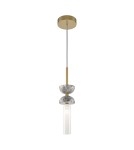 Pendant lamps - Maytoni Kyoto Pendant Lamp 1xG9 28W Gold, Gray MOD178PL-01GR - product 1
