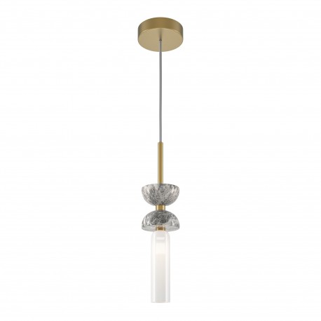 Maytoni Kyoto Lampa Wisząca 1xG9 28W Złoty, Szary MOD178PL-01GR