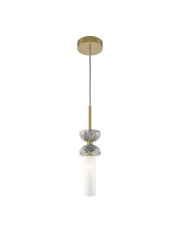 Maytoni Kyoto Lampa Wisząca 1xG9 28W Złoty, Szary MOD178PL-01GR