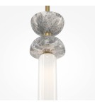 Pendant lamps - Maytoni Kyoto Pendant Lamp 1xG9 28W Gold, Gray MOD178PL-01GR - product 2