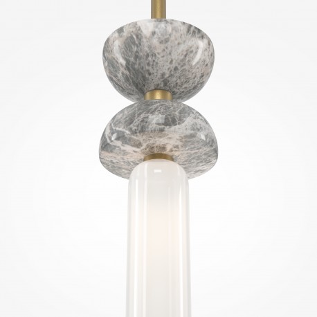 Maytoni Kyoto Lampa Wisząca 1xG9 28W Złoty, Szary MOD178PL-01GR