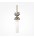 Pendant lamps - Maytoni Kyoto Pendant Lamp 1xG9 28W Gold, Gray MOD178PL-01GR - product 3