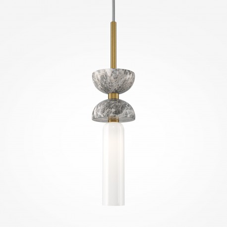 Maytoni Kyoto Lampa Wisząca 1xG9 28W Złoty, Szary MOD178PL-01GR