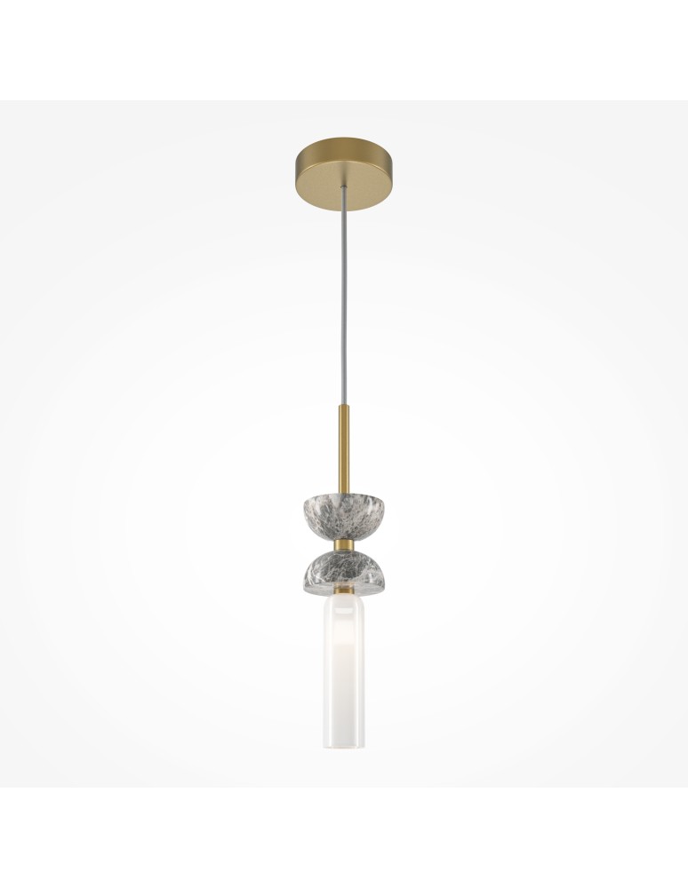 Pendant lamps - Maytoni Kyoto Pendant Lamp 1xG9 28W Gold, Gray MOD178PL-01GR - product kolory-swiatla.pl 4