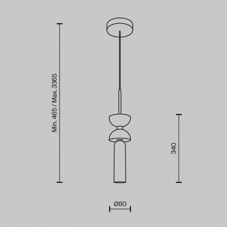 Maytoni Kyoto Lampa Wisząca 1xG9 28W Biały MOD178PL-01W