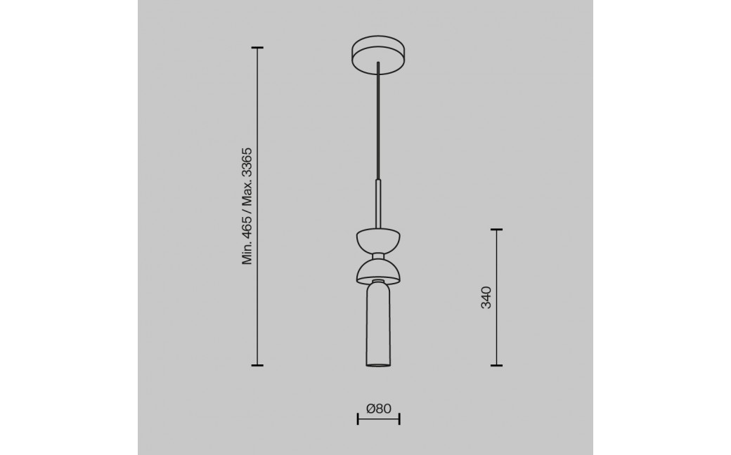 Maytoni Kyoto Lampa Wisząca 1xG9 28W Biały MOD178PL-01W