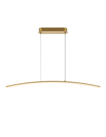 Maytoni Light Reflection Lampa Wisząca LED 15W 1150lm Mosiądz MOD243PL-L18BSK