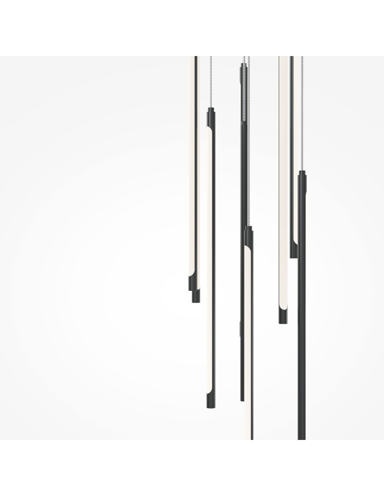 Pendant lamps - Maytoni Light stick LED tube pendant lamp 46W 3350lm 3000K Black MOD236PL-L54B3K. - product kolory-swiatla.pl 3