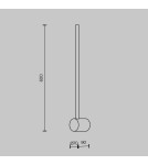 Designer wall lamps - Maytoni Light stick LED 7W 500lm 3000K Reflected light effect wall lamp Black MOD237WL-L6B3K - product 4