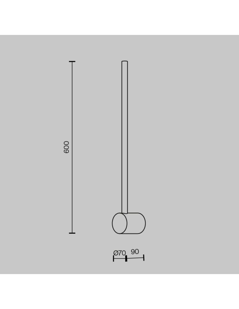 Designer wall lamps - Maytoni Light stick LED 7W 500lm 3000K Reflected light effect wall lamp Black MOD237WL-L6B3K - product kolory-swiatla.pl 4