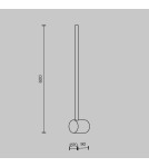 Designer wall lamps - Maytoni Light stick Reflected light effect wall lamp LED 7W 500lm 3000K Brass MOD237WL-L6BS3K. - product 4