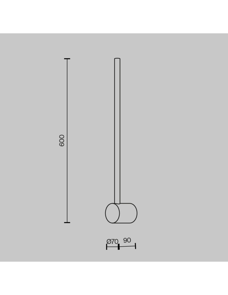 Designer wall lamps - Maytoni Light stick Reflected light effect wall lamp LED 7W 500lm 3000K Brass MOD237WL-L6BS3K. - product kolory-swiatla.pl 4