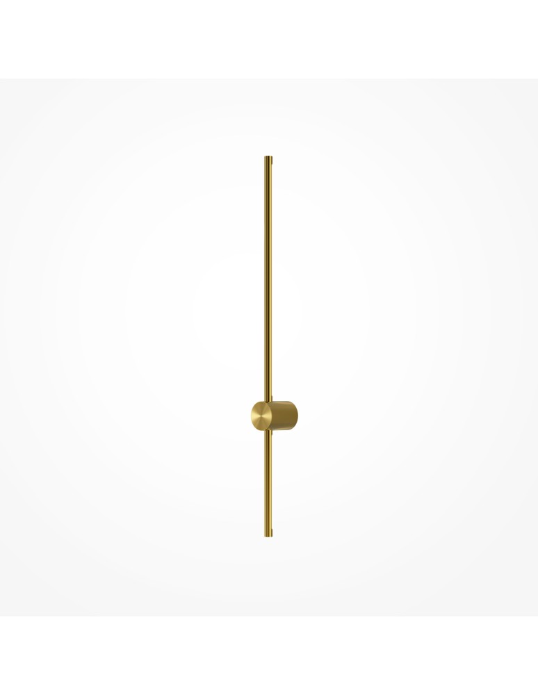 Designer wall lamps - Maytoni Light stick LED Reflected light effect wall lamp 10W 750lm 3000K Brass MOD237WL-L11BS3K. - product kolory-swiatla.pl 3