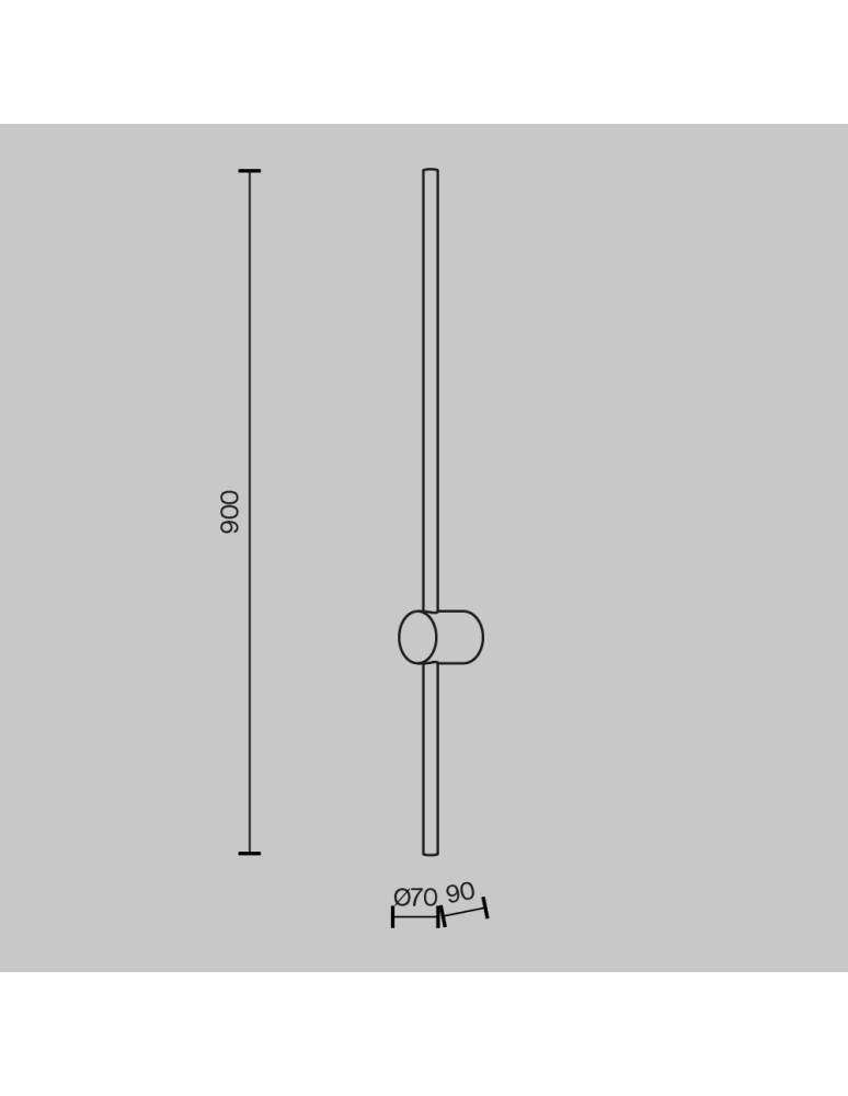 Designer wall lamps - Maytoni Light stick LED Reflected light effect wall lamp 10W 750lm 3000K Brass MOD237WL-L11BS3K. - product kolory-swiatla.pl 4