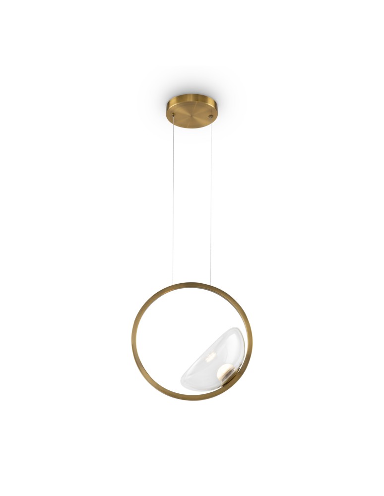Pendant lamps - Maytoni Lunare LED Pendant Lamp 5W 450lm 3000K Brass MOD327PL-L5BS3K. - product kolory-swiatla.pl 3
