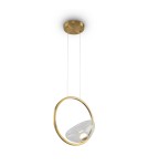 Pendant lamps - Maytoni Lunare LED Pendant Lamp 5W 450lm 3000K Brass MOD327PL-L5BS3K. - product 4