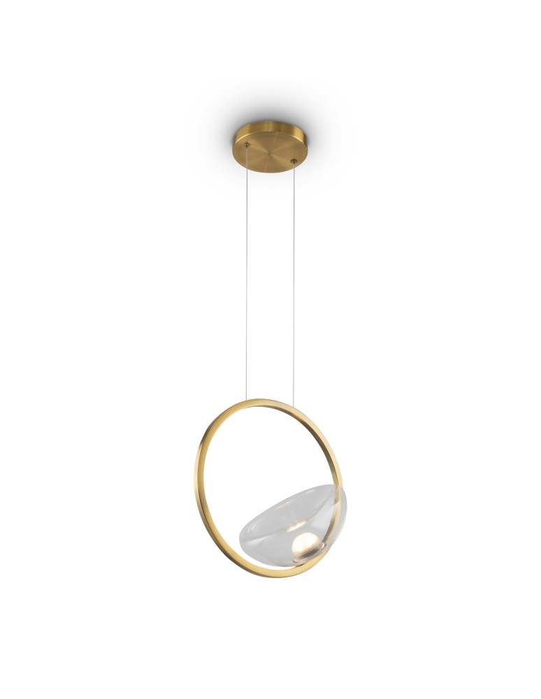 Pendant lamps - Maytoni Lunare LED Pendant Lamp 5W 450lm 3000K Brass MOD327PL-L5BS3K. - product kolory-swiatla.pl 4