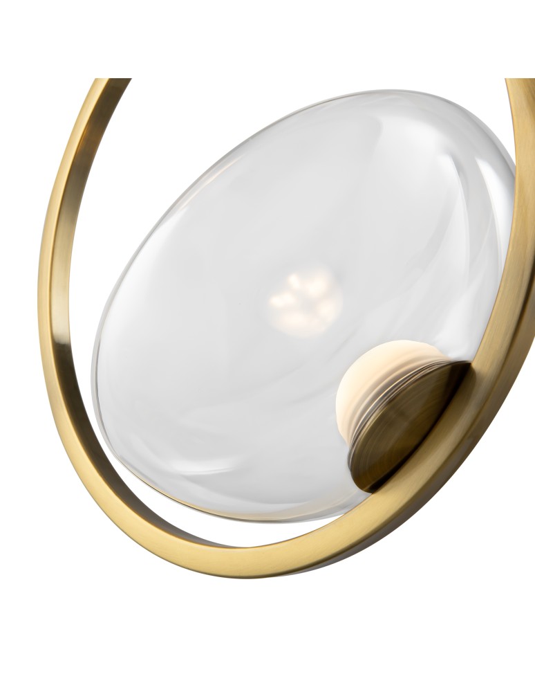 Pendant lamps - Maytoni Lunare LED Pendant Lamp 5W 450lm 3000K Brass MOD327PL-L5BS3K. - product kolory-swiatla.pl 5