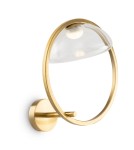 Designer wall lamps - Maytoni Lunare Designer LED wall lamp 5W 450lm 3000K Brass MOD327WL-L5BS3K. - product 3