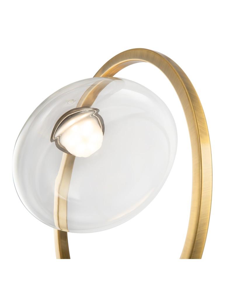Designer wall lamps - Maytoni Lunare Designer LED wall lamp 5W 450lm 3000K Brass MOD327WL-L5BS3K. - product kolory-swiatla.pl 4