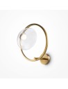 Maytoni Lunare Designer LED wall lamp 5W 450lm 3000K Brass MOD327WL-L5BS3K1
