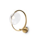 Designer wall lamps - Maytoni Lunare Designer LED wall lamp 5W 450lm 3000K Brass MOD327WL-L5BS3K1 - product 2
