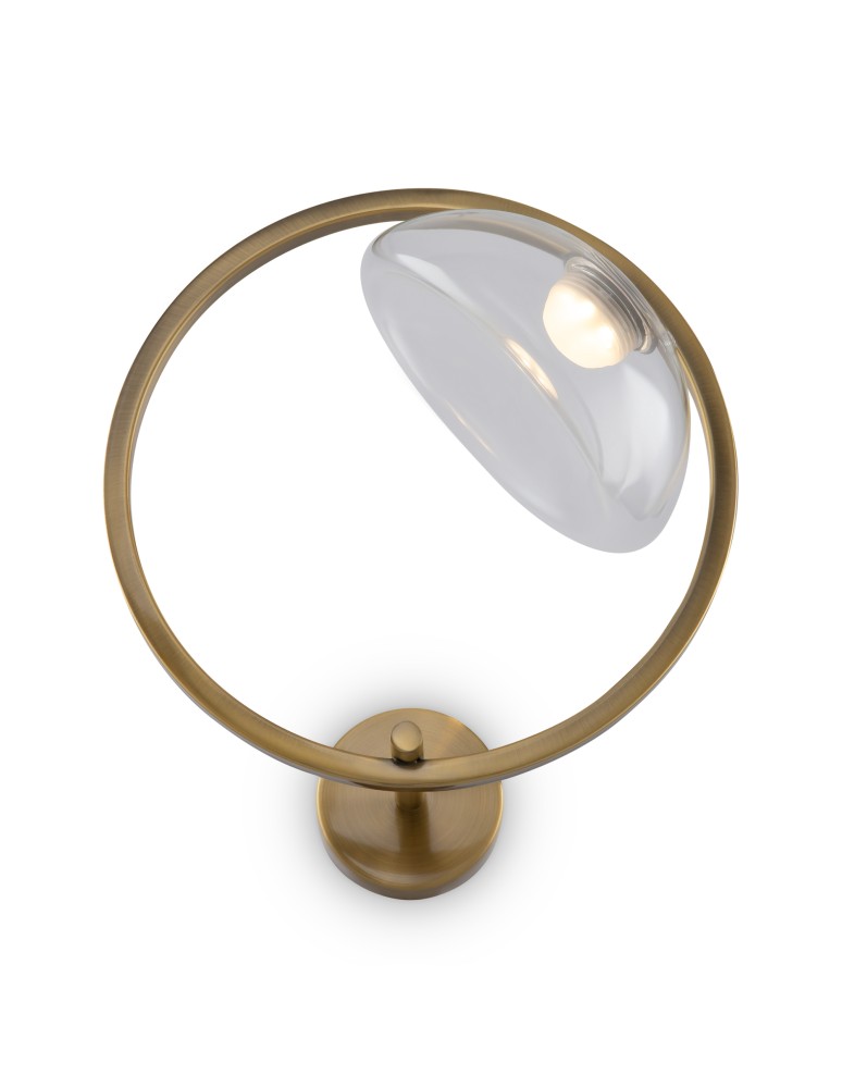 Designer wall lamps - Maytoni Lunare Designer LED wall lamp 5W 450lm 3000K Brass MOD327WL-L5BS3K1 - product kolory-swiatla.pl 3