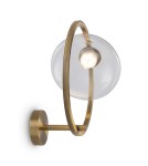 Designer wall lamps - Maytoni Lunare Designer LED wall lamp 5W 450lm 3000K Brass MOD327WL-L5BS3K1 - product 5